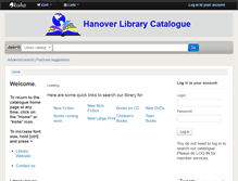 Tablet Screenshot of koha.hanoverlibrary.ca